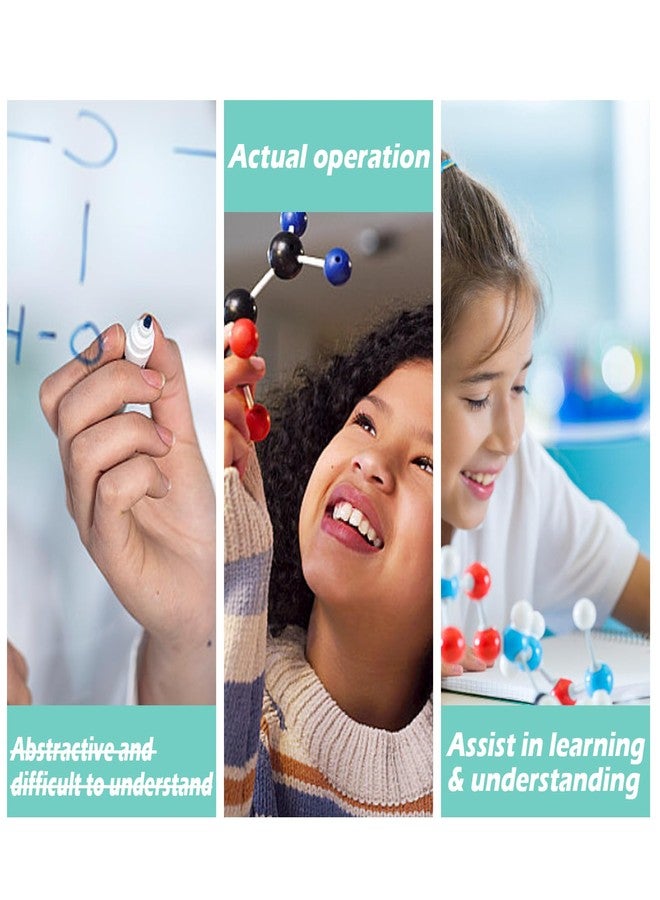 EVOTECH SCIENTIFIC Scientific Chemistry Molecular Model Kit (125 Pieces), Organic and Inorganic Chemistry Learning Teachers and Students Set, 2024 Newest - Image 3